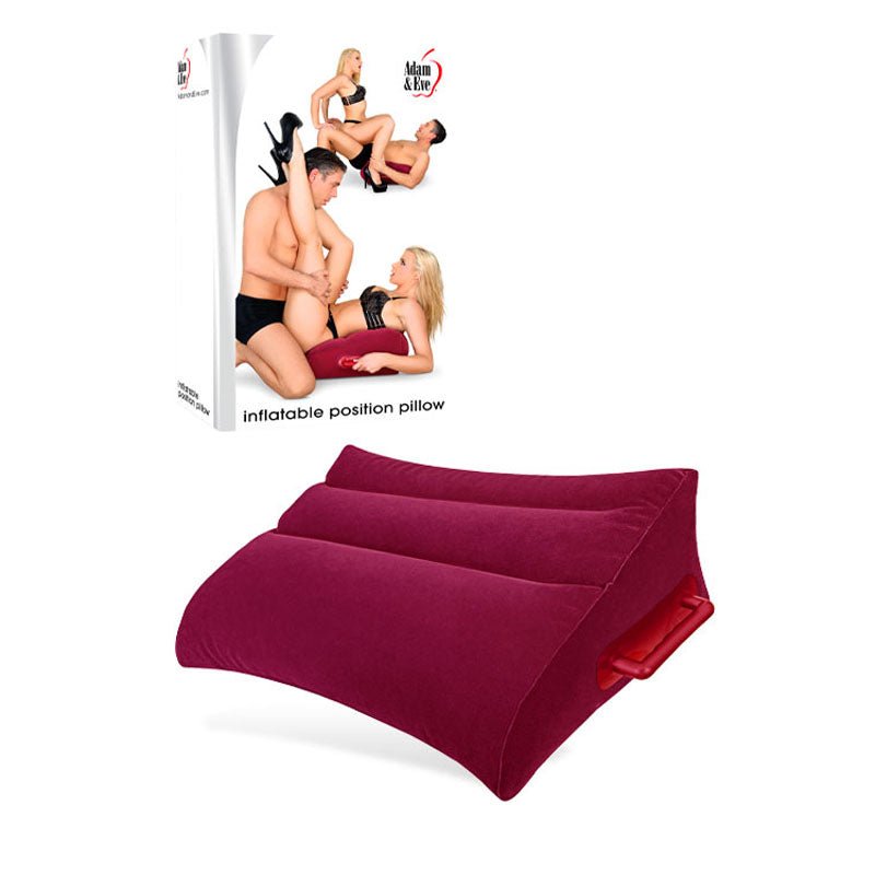 Adam & Eve Inflatable Position Pillow - Red