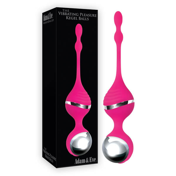 Adam & Eve Vibrating Pleasure Kegel Balls - Pink