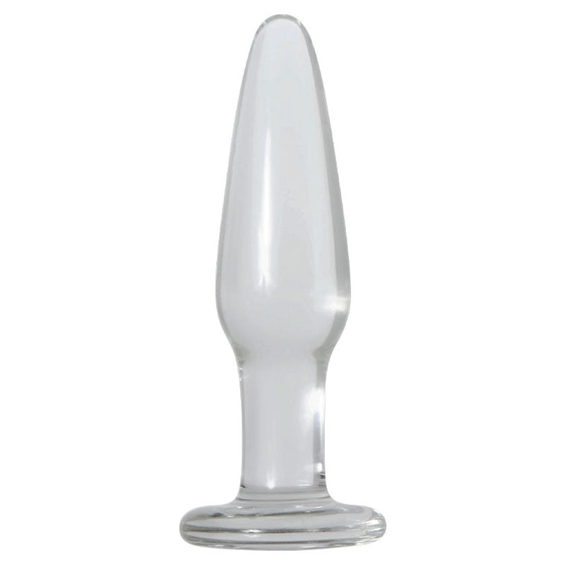 Adam & Eve Glass Anal Training Trio Butt Plugs - Set of 3 Sizes