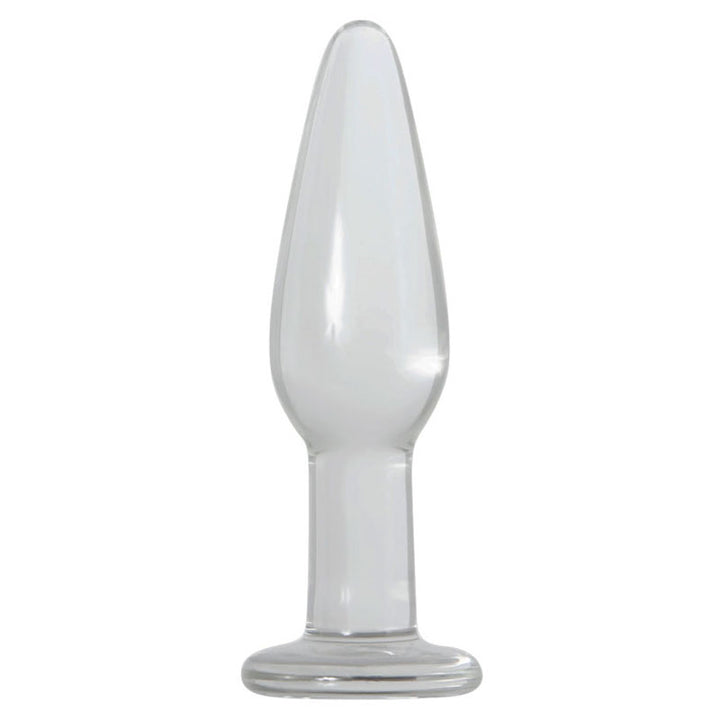 Adam & Eve Glass Anal Training Trio Butt Plugs - Set of 3 Sizes