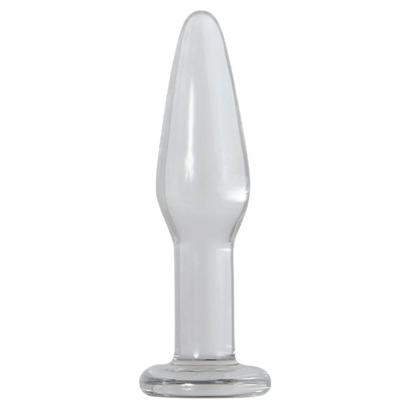 Adam & Eve Glass Anal Training Trio Butt Plugs - Set of 3 Sizes