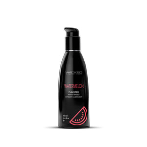Wicked Aqua Watermelon Flavoured Water Based Lubricant 60ml