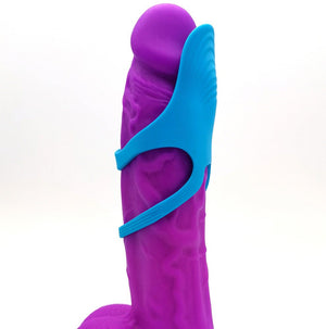 Maia Griffin Silicone Cock Ring - Blue