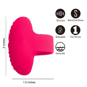 Maia Ruby Finger Stimulator - Pink