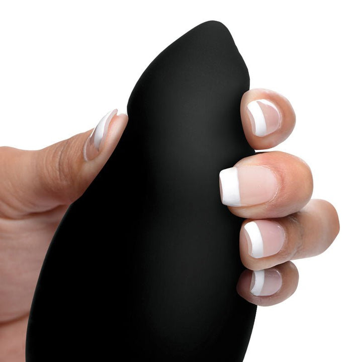 Ass Thumpers The Taper - Vibrating Butt Plug with Remote Control -Black