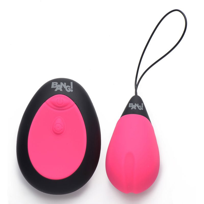 Bang!10X Vibrating Egg with Wireless Remote - Pink