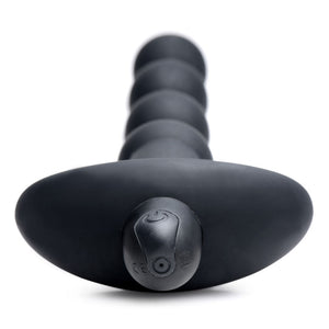 Bang! Vibrating Anal Beads with Wireless Remote - Black