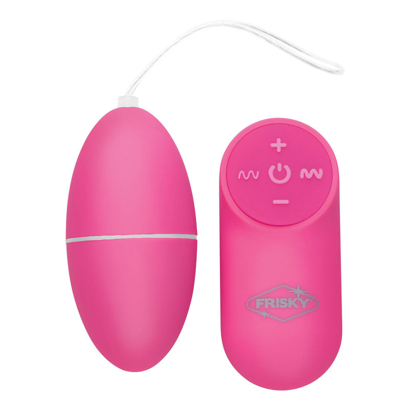 Frisky Scrambler Vibrating Egg with Wireless Remote - Pink