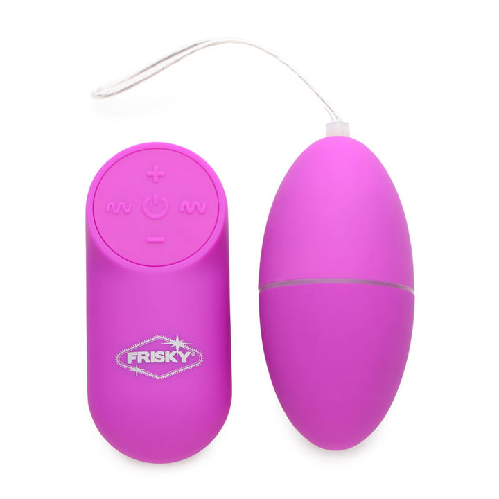 Frisky Scrambler Vibrating Egg with Wireless Remote - Purple
