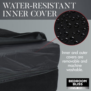 Bedroom Bliss Bondage Love Couch - Black