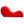 Bedroom Bliss Love Couch - Red