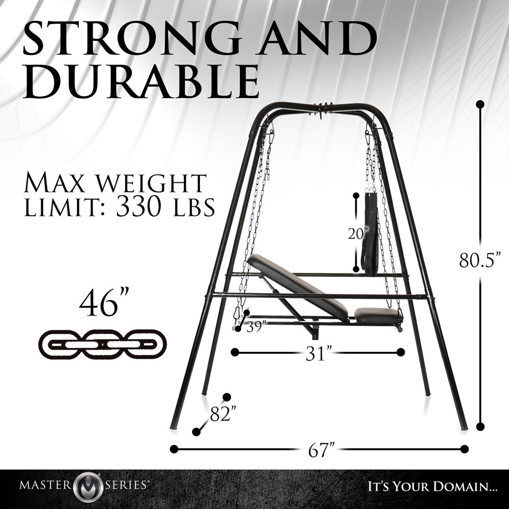 Master Series Throne - Adjustable Sex Sling with Stand