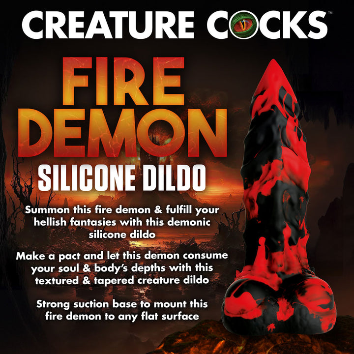 Creature Cocks Fire Demon Fantasy Dong