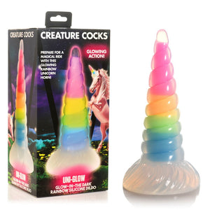 Creature Cocks Uni-Glow - Unicorn Fantasy Dildo