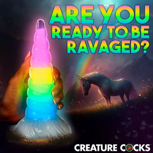 Creature Cocks Uni-Glow - Unicorn Fantasy Dildo