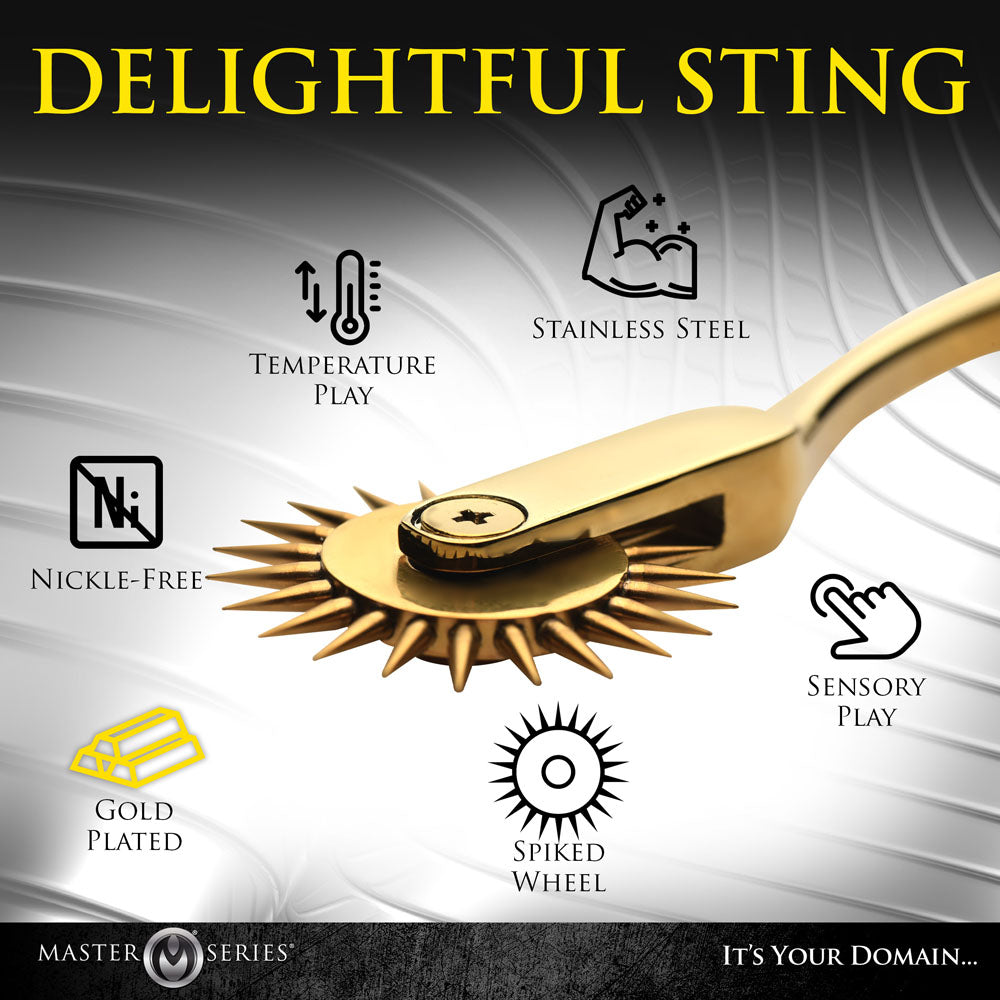 Master Series Gold Sensation - Gold Wartenberg Wheel