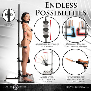 Master Series Ultimate Enforcer - Forced Orgasm Tower with Sex Machine
