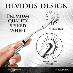 Master Series Silver Sensation - Silver Wartenberg Wheel