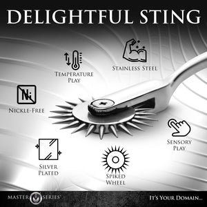 Master Series Silver Sensation - Silver Wartenberg Wheel