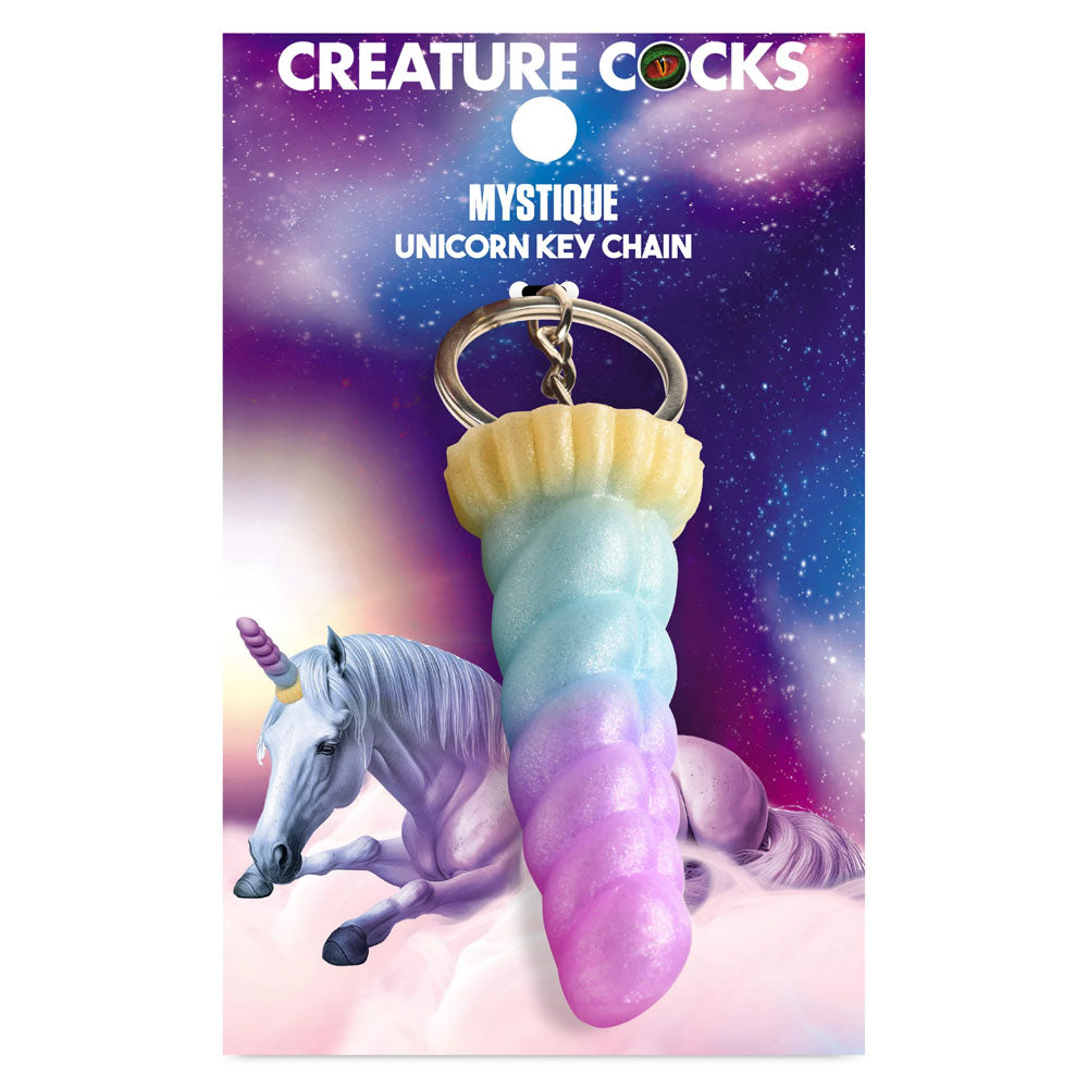 Creature Cocks Mystique Unicorn Keychain 