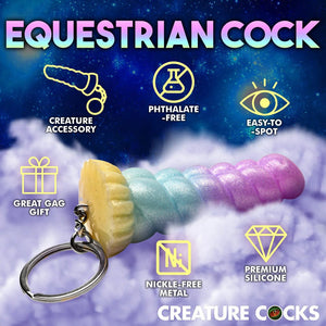 Creature Cocks Mystique Unicorn Keychain 
