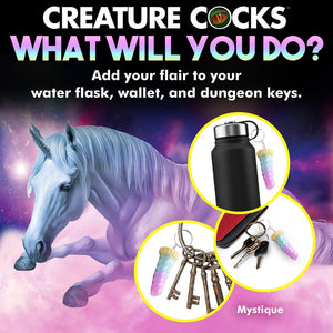 Creature Cocks Mystique Unicorn Keychain 