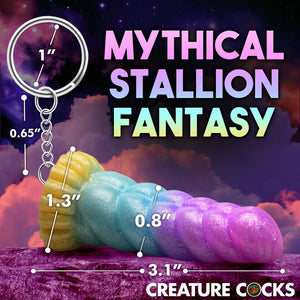 Creature Cocks Mystique Unicorn Keychain 
