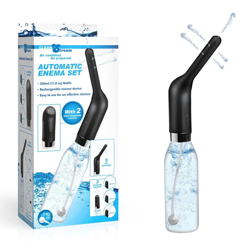 CleanStream Automatic Enema Set - 350ml Capacity