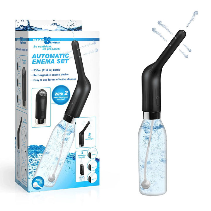 CleanStream Automatic Enema Set - 350ml Capacity