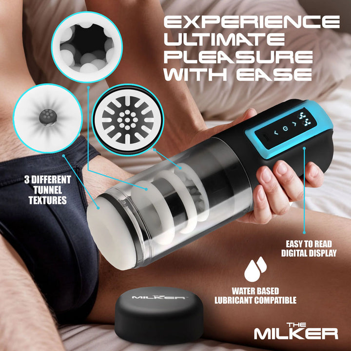 LoveBotz The Milker Roto-Stroke - Thrusting & Rotating Masturbator