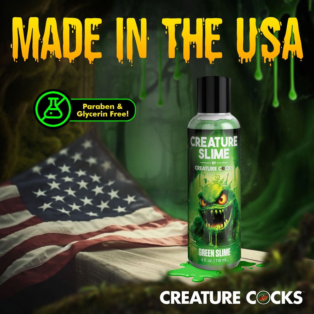 Creature Cocks Green Slime - Water Based Lubricant 118ml