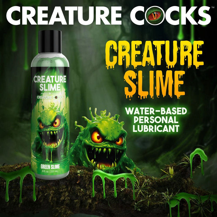 Creature Cocks Green Slime - Water Based Lubricant - 237ml