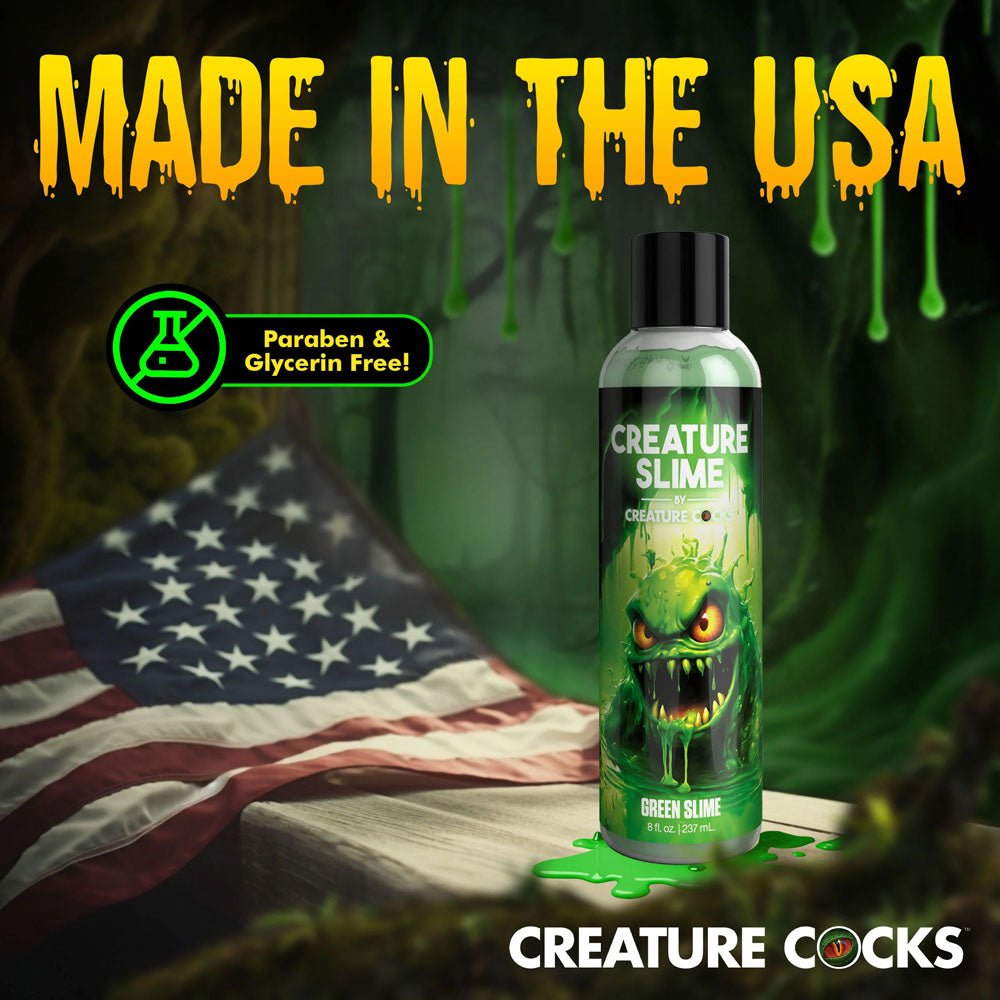 Creature Cocks Green Slime - Water Based Lubricant - 237ml