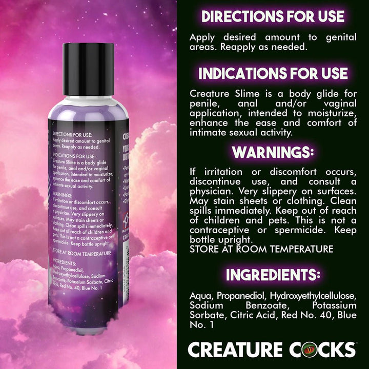 Creature Cocks Purple Slime - Water Based Lubricant 118ml