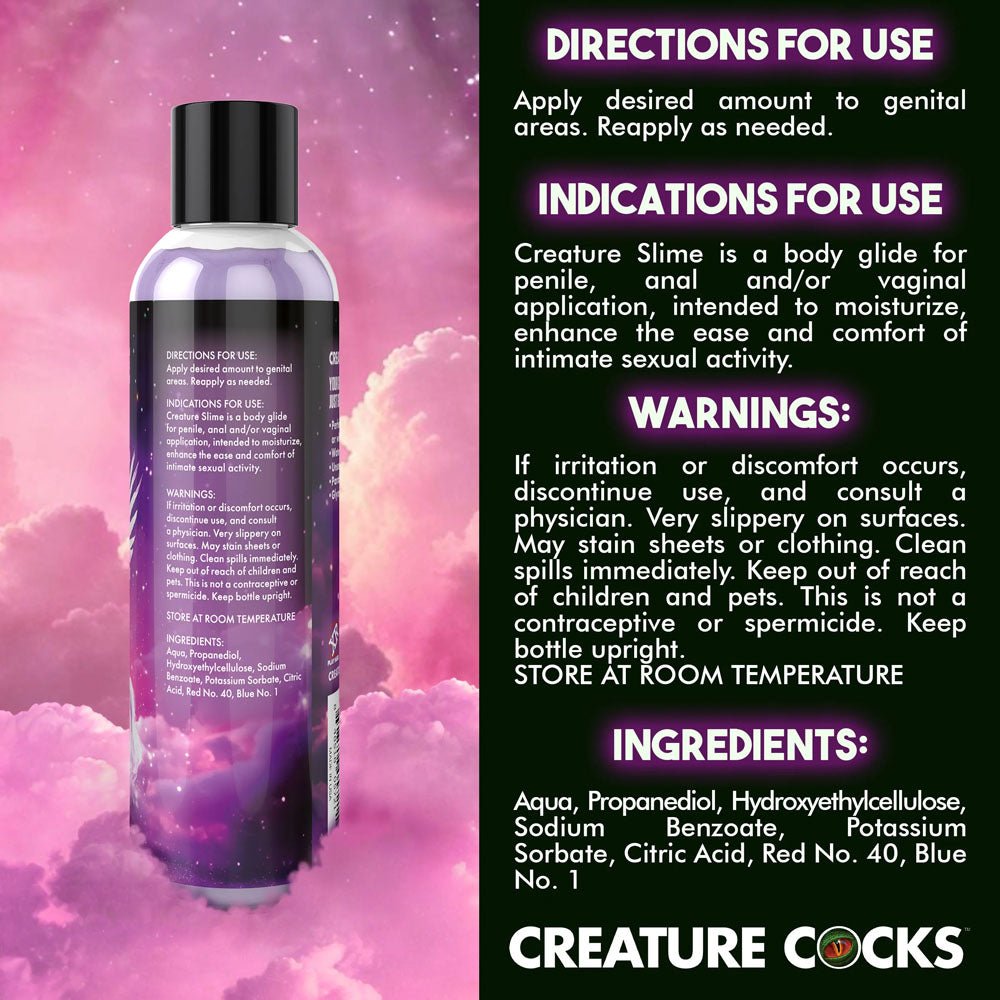 Creature Cocks Purple Slime - Water Based Lubricant 237ml