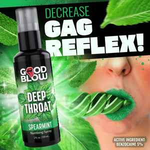 Good Blow Deep Throat Numbing Spray 59ml - Spearmint