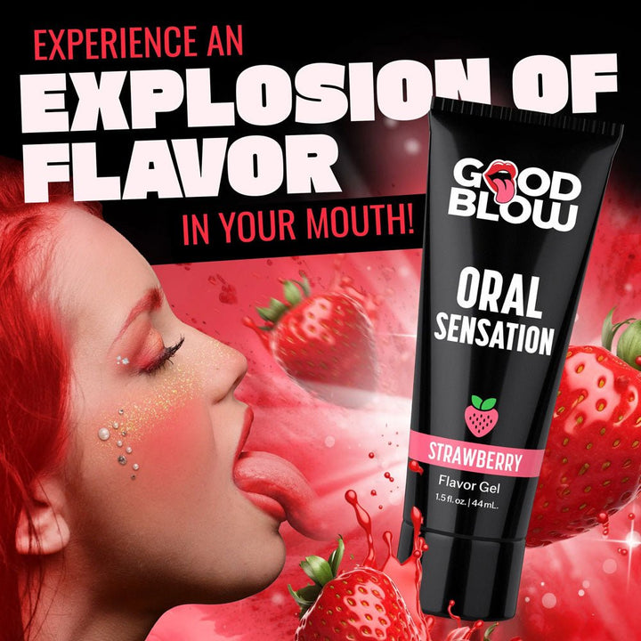 Good Blow Oral Sensation Gel - Strawberry 44ml