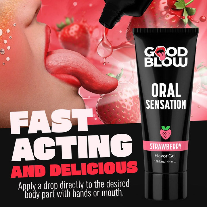 Good Blow Oral Sensation Gel - Strawberry 44ml