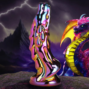 Creature Cocks Dragon Glass Fantasy Dildo - Coloured