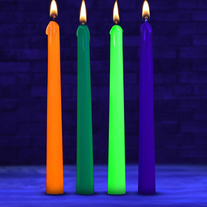 Master Series Glow Wax Reactive Drip Candles - Set of 4