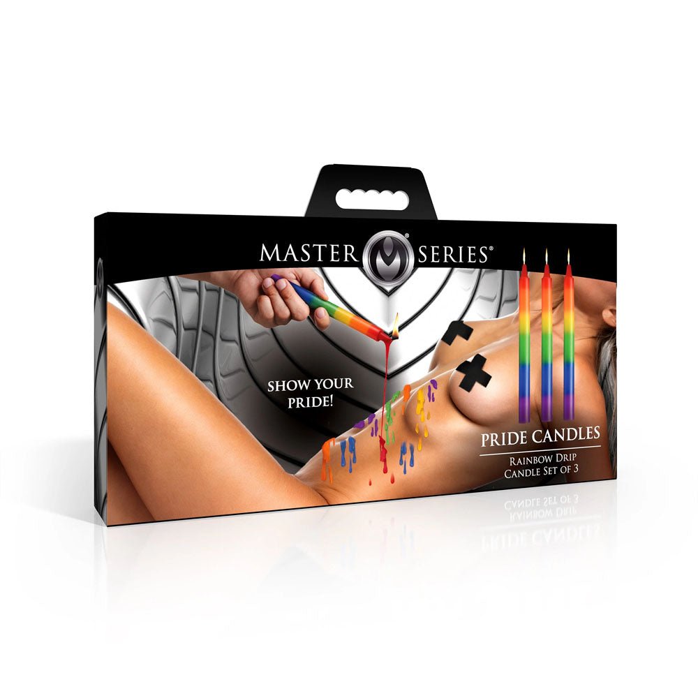 Master Series Pride Candles - Rainbow - Set of 3