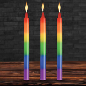 Master Series Pride Candles - Rainbow - Set of 3
