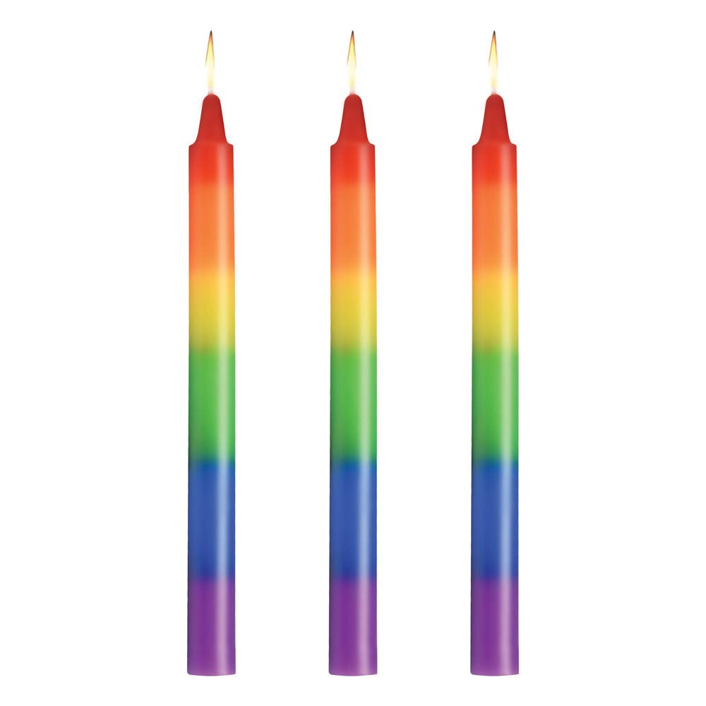 Master Series Pride Candles - Rainbow - Set of 3