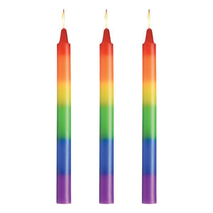 Master Series Pride Candles - Rainbow - Set of 3