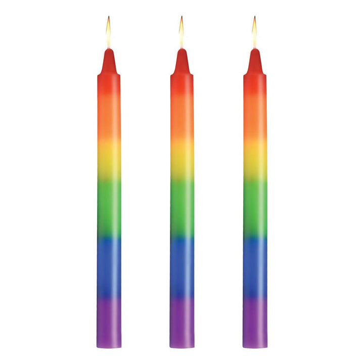 Master Series Pride Candles - Rainbow - Set of 3
