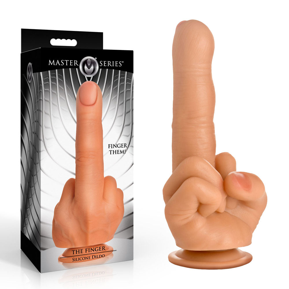 Master Series The Finger - Flesh 9 Inch Giant Finger Dildo