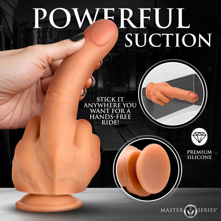 Master Series The Finger - Flesh 9 Inch Giant Finger Dildo