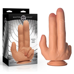 Master Series The Shocker - Flesh 8 Inch Finger Dildo