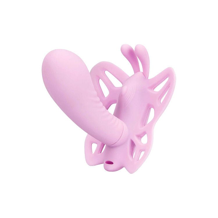 Adam & Eve Venus G-Spot Wearable Butterfly Vibrator with Remote - Pink