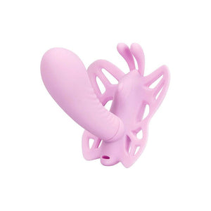 Adam & Eve Venus G-Spot Wearable Butterfly Vibrator with Remote - Pink